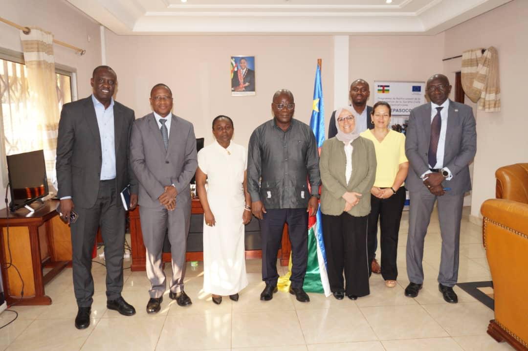 AUDIENCE ACCORDEE PAR LE Pr. RICHARD FILAKOTA (MEPCI) A LA DIRECTRICE DE LA PASSATION DES MARCHES POUR L’AFRIQUE CENTRALE Mme. NAZANEEN ALI