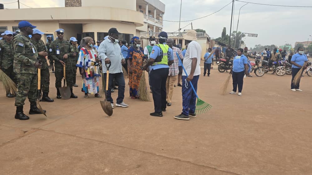 Bangui, 8 Mars 2025, Kwa ti kodro en la présence de Monsieur Le Ministre de l’Économie, du Plan et de la Coopération Internationale, Pr Richard FILAKOTA