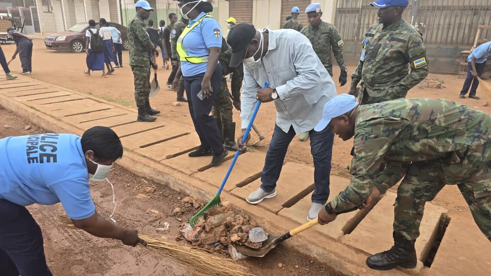 Bangui, 8 Mars 2025 – Kwa ti kodro en la présence de Monsieur Le Ministre de l’Économie, du Plan et de la Coopération Internationale, Pr Richard FILAKOTA