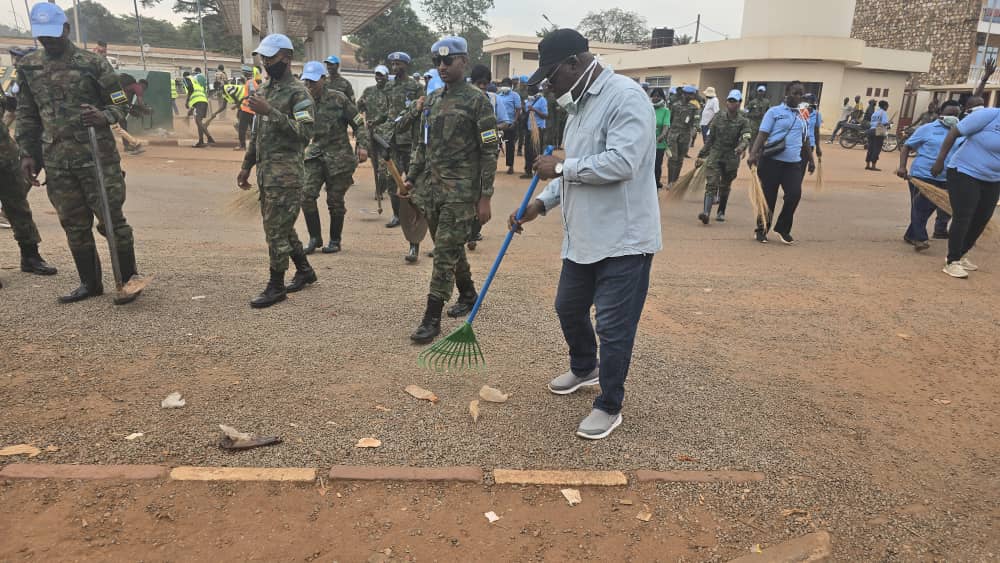 Bangui, 8 Mars 2025 _ Kwa ti kodro en la présence de Monsieur Le Ministre de l’Économie, du Plan et de la Coopération Internationale, Pr Richard FILAKOTA
