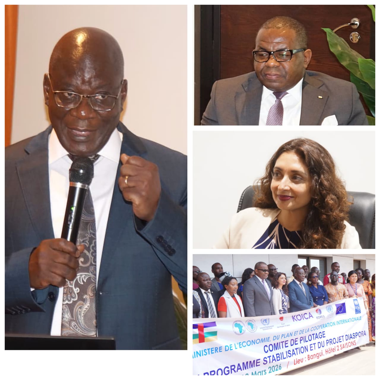 RCA : LE PASRRC ET LE PAISMED AU CŒUR D&rsquo;UNE RÉUNION STRATÉGIQUE EN VUE D&rsquo;ACCÉLÉRER L&rsquo;AMÉLIORATION DES CONDITIONS DE VIE DES POPULATIONS