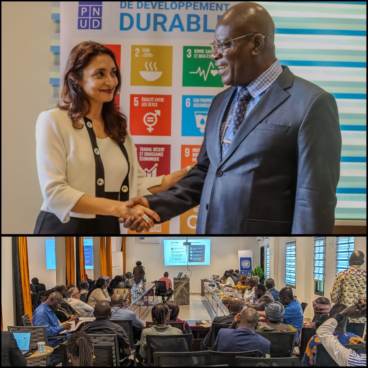 RÉPUBLIQUE CENTRAFRICAINE : LA REVUE ANNUELLE CONJOINTE DU PROGRAMME DE PAYS DU PNUD 2023-2027 CONFIRME LA DYNAMIQUE DU PARTENARIAT POUR LE DÉVELOPPEMENT